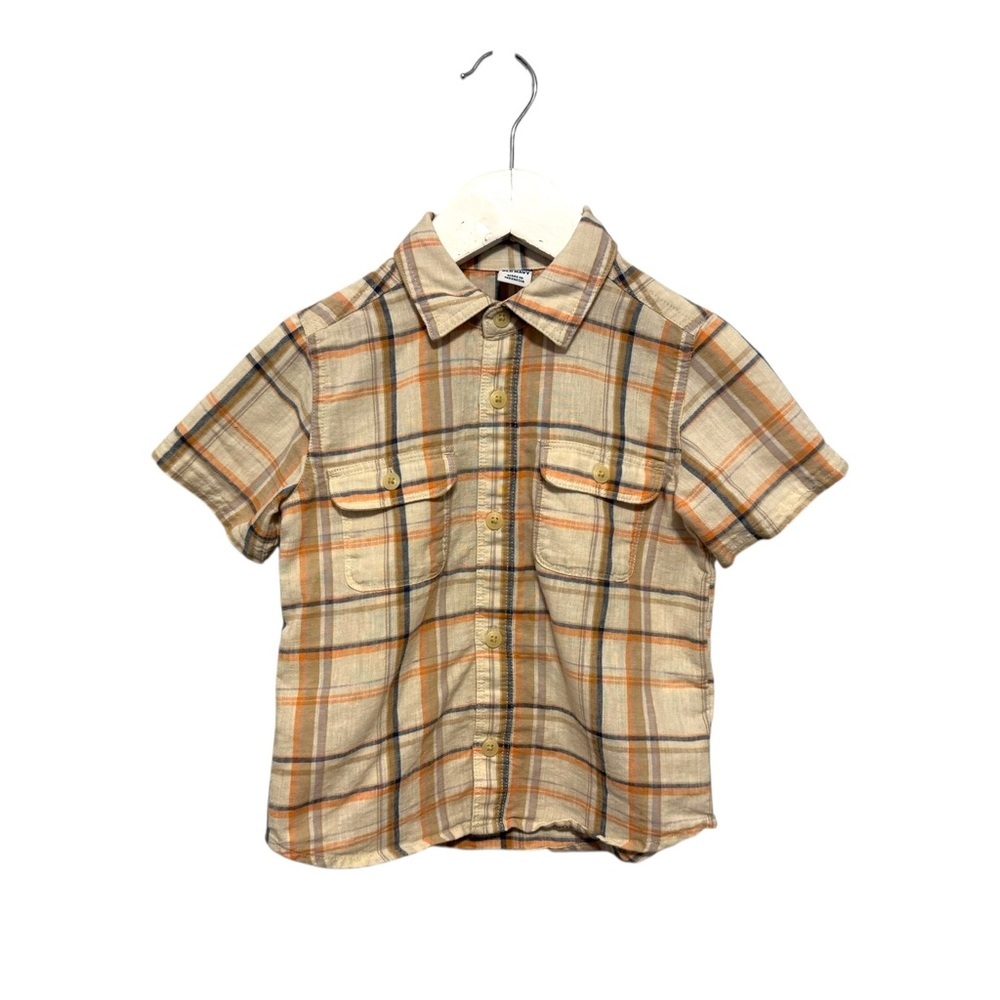 ⭐️ 5/$30 Old Navy Kids Linen S/S Button Shirt size 2T
